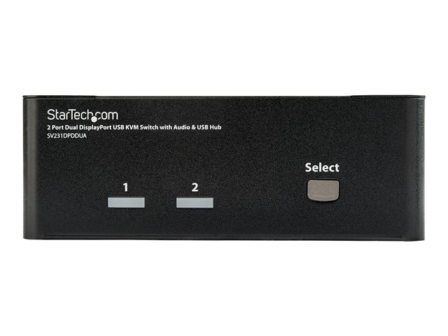 Elara StarTech.com Dual Monitor DisplayPort KVM Switch