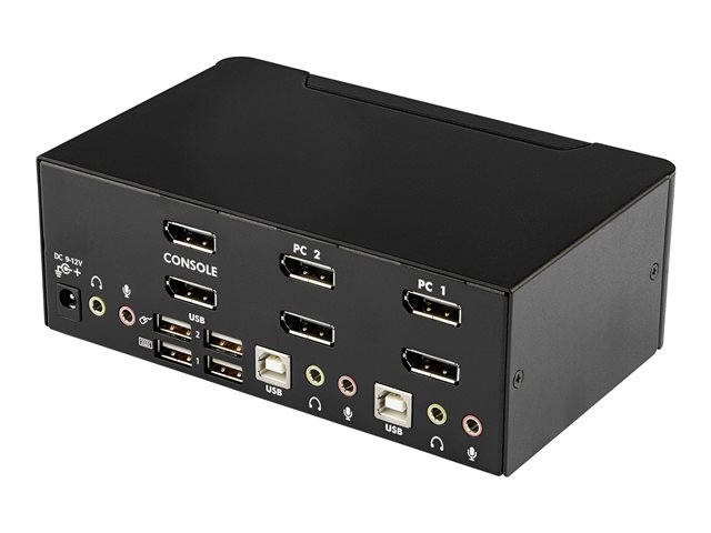 Elara StarTech.com Dual Monitor DisplayPort KVM Switch