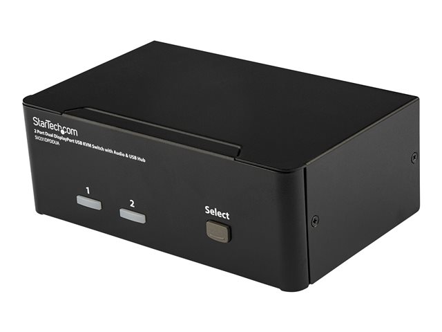 elara StarTech.com Dual Monitor DisplayPort KVM Switch