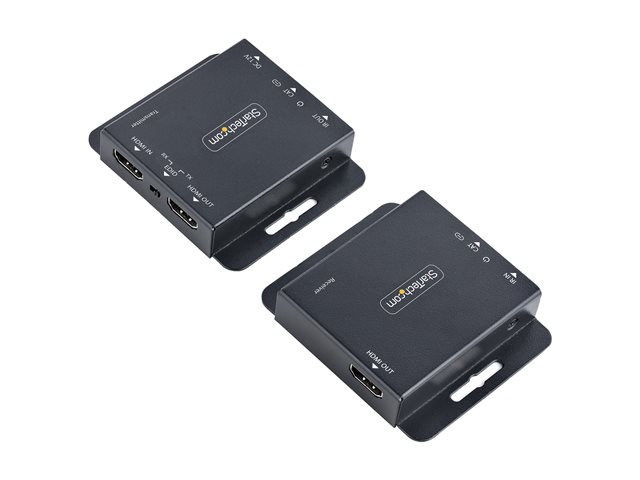 elara StarTech.com HDMI Extender over CAT6/CAT5 4K 30Hz/130ft (40m) or 1080p 60Hz/230ft (70m) Video Extender 4K HDMI over Ethernet Extender PoC HDMI Tran