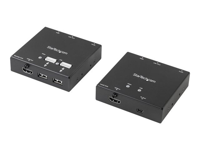 elara StarTech.com HDMI over CAT6 Extender with 4-port USB Hub