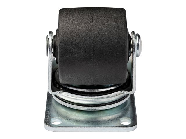 Elara StarTech.com Heavy Duty Casters For Server Racks/Cabinets Set Of 4 Universal M6 2-inch Swivel Caster Kit 45x75mm Pattern Replacement Caster Wheels