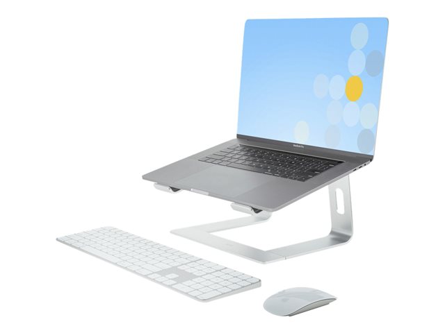 Elara StarTech.com Laptop Stand For Desk 5kg/11lb Aluminum Silver Ergonomic