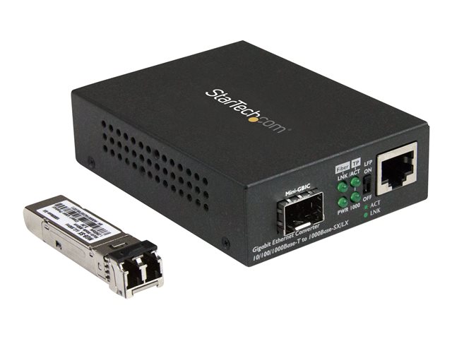 Elara StarTech.com Multimode (MM) LC Fiber Media Converter For 10/100/1000 Network