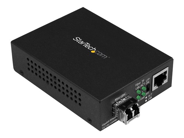 elara StarTech.com Multimode (MM) LC Fiber Media Converter for 10/100/1000 Network