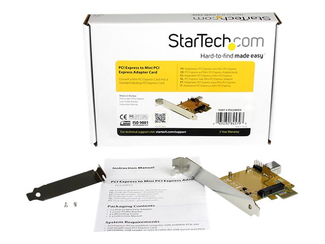 Elara StarTech.com PCI Express To Mini PCI Express Card Adapter