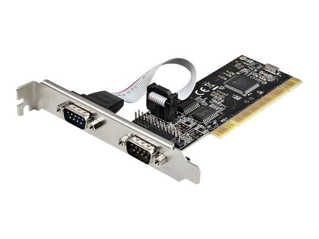 Elara StarTech.com PCI Serial Parallel Combo Card With Dual Serial RS232 Ports (DB9) & 1x Parallel LPT Port (DB25) PCI Combo Adapter Card PCI Expansion Ca