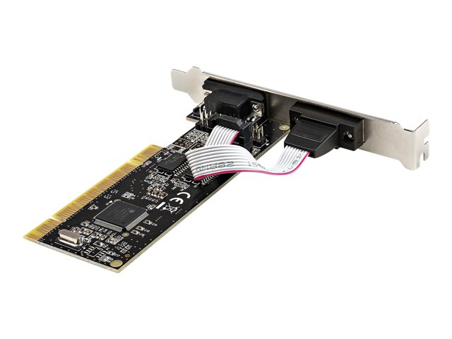 Elara StarTech.com PCI Serial Parallel Combo Card With Dual Serial RS232 Ports (DB9) & 1x Parallel LPT Port (DB25) PCI Combo Adapter Card PCI Expansion Ca