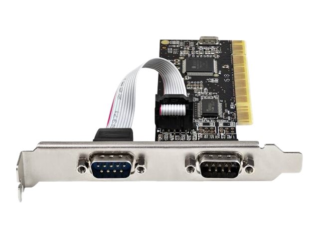 Elara StarTech.com PCI Serial Parallel Combo Card With Dual Serial RS232 Ports (DB9) & 1x Parallel LPT Port (DB25) PCI Combo Adapter Card PCI Expansion Ca