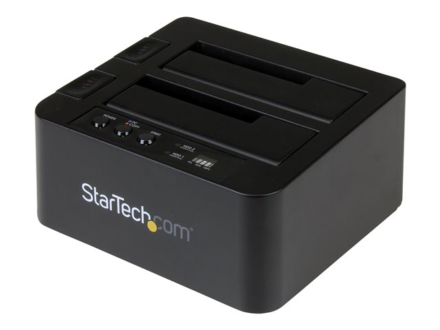 elara StarTech.com Standalone Hard Drive Duplicator Dual Bay HDDSSD ClonerCopier USB 3.1 (10 Gbps) to SATA III (6Gbps) HDDSSD Docking Station Hard Disk D