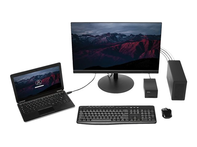 Elara StarTech.com Thunderbolt 3 PCIe Expansion Chassis External Enclosure Box With 1x PCI-Express Slot 5K/4K Output Via TB3/DP Ports TAA