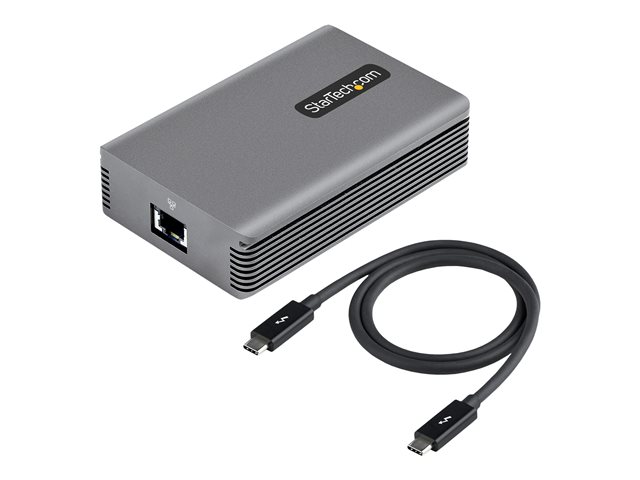 elara StarTech.com Thunderbolt 3 to Ethernet Adapter 10GbE Multi-Gigabit Thunderbolt 3 to RJ45 Network Adapter 10GBASE-T/5-2.5GBASE-T NIC TB3/TB4 10G N