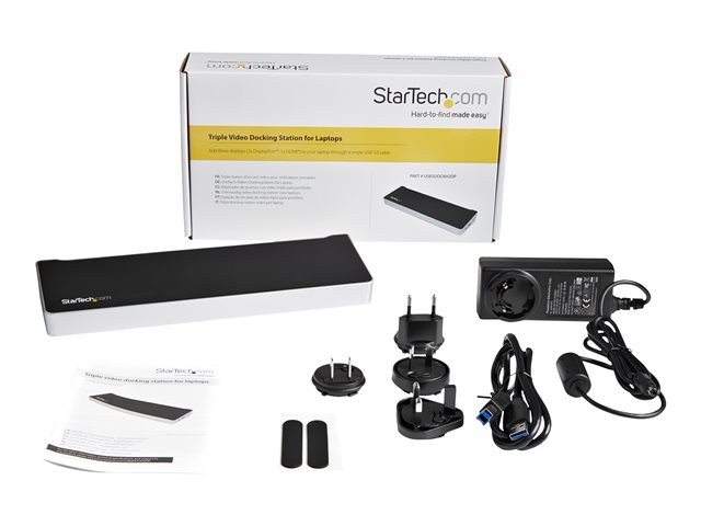 Elara StarTech.com Triple Monitor USB 3.0 Laptop Docking Station