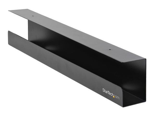 elara StarTech.com Under Desk Cable Management Tray Cable Tray Organizer for Office/Standing Desk Desk or Table Mount Cords/Wire/Power Strip Holder Compu