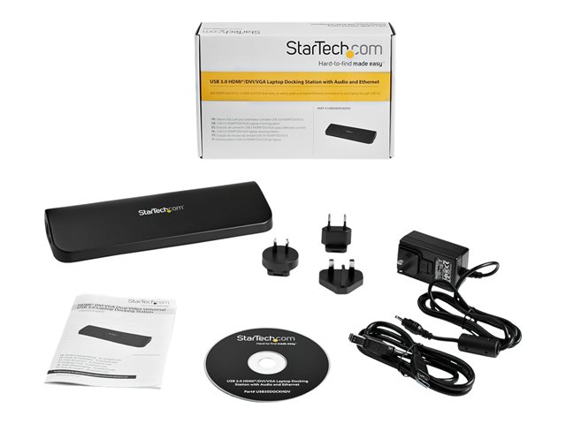 Elara StarTech.com USB 3.0 Docking Station With HDMI And DVI/VGA