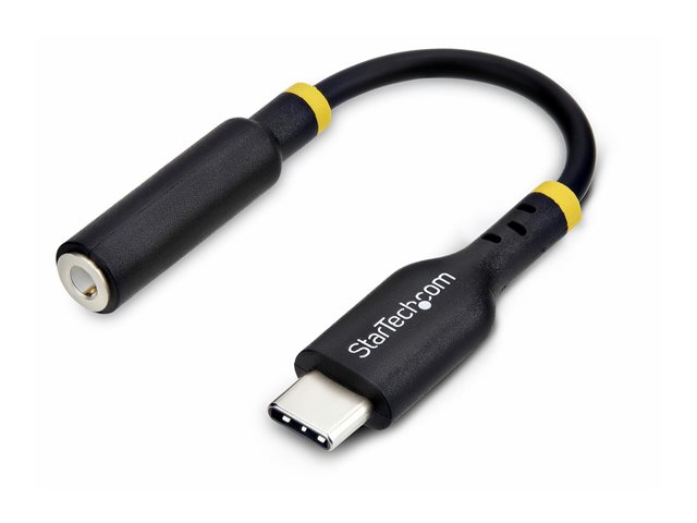 elara StarTech.com USB-C Audio Adapter to 3.5mm TRRS Jack Headphone Aux Dongle