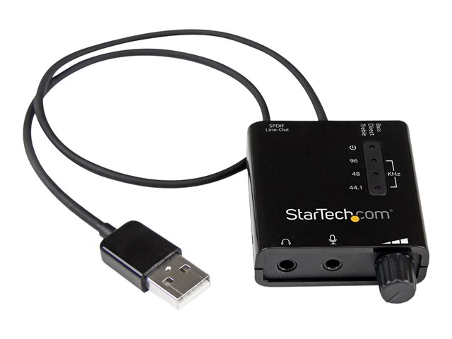 elara StarTech.com USB Sound Card w/ SPDIF Digital Audio & Stereo Mic