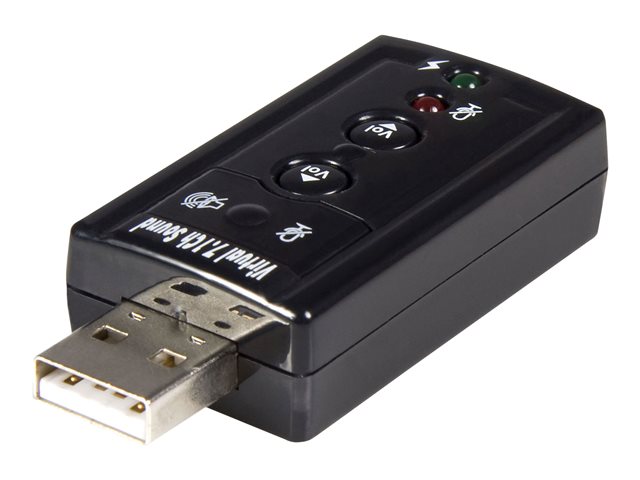elara StarTech.com Virtual 7.1 USB Stereo Audio Adapter External Sound Card