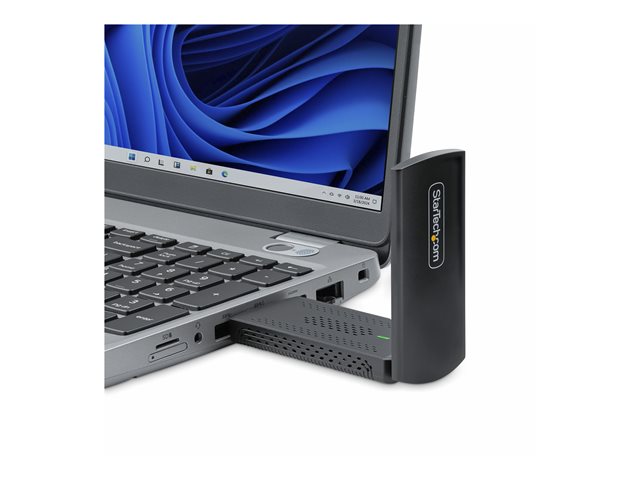 Elara StarTech.com Wi-Fi 6E USB Adapter/Dongle For Desktop/Laptop PC Wireless NIC W/Foldable Antenna WiFi Adapter Supports 802.11 B/g/n/ac/ax 2.4/5/6 GH