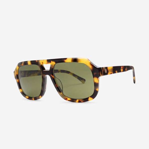Electric Augusta Sunglasses Spotted Tort / Vintage Green
