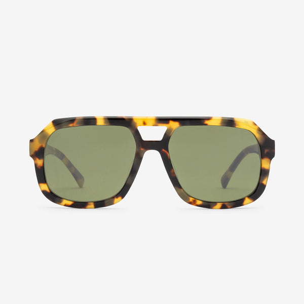 electric Augusta Sunglasses Spotted Tort / Vintage Green