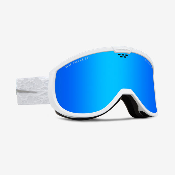 electric Cam Sale Goggle Matte White Neuron / Blue Chrome
