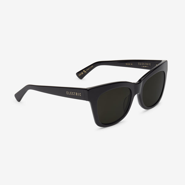 Electric Capri Sunglasses Gloss Black / Grey Polarized