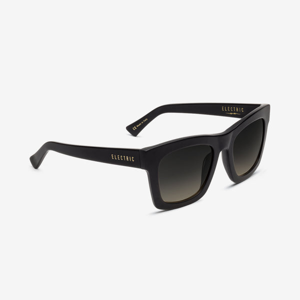Electric Crasher 49 Sunglasses Matte Black / Black Gradient