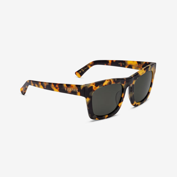 Electric Crasher 49 Sunglasses Matte Tort / Grey Polarized