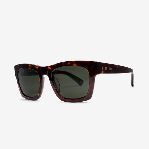 Electric Crasher 49 Sunglasses Tortoise / Grey Polarized
