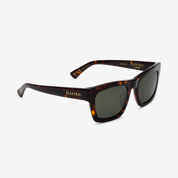 Electric Crasher 49 Sunglasses Tortoise / Grey Polarized