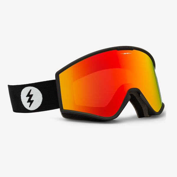 electric EK1 Small with Bonus Lens Goggles Matte Black / Red Chrome