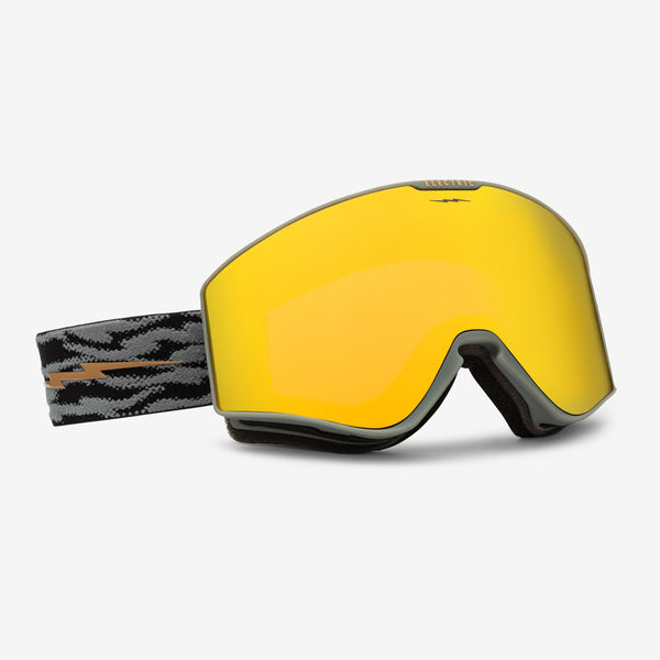 electric EK2 with Bonus Lens Goggles Fog Black Gold / Auburn Gold