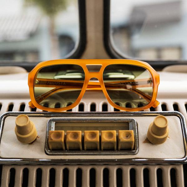 Electric Augusta Sunglasses Honey / Vintage Green