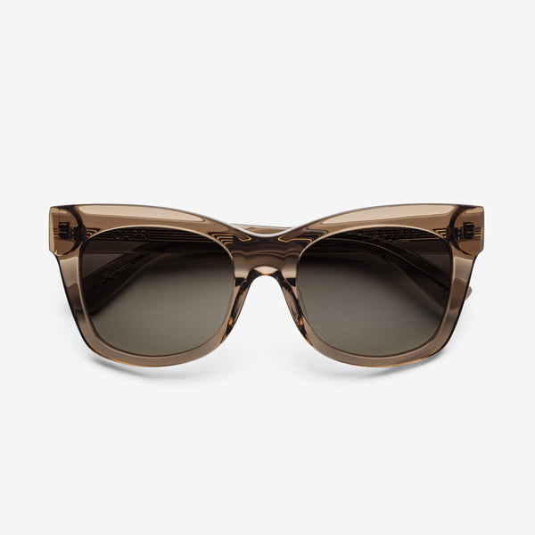 Electric Capri Sunglasses Oyster / Black Gradient