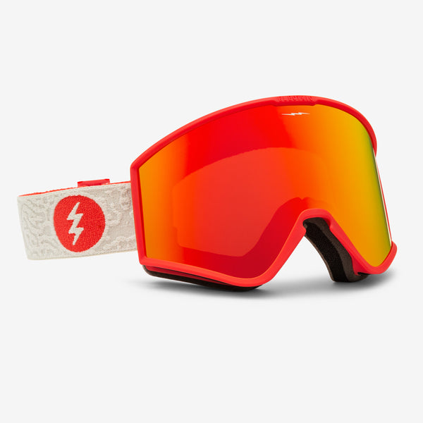 electric EK1 Goggles Flood Red / Red Chrome