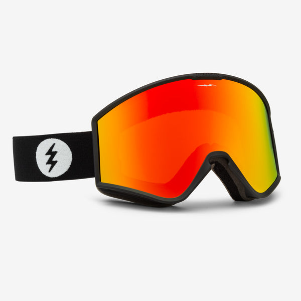 electric EK1 Goggles Matte Black / Red Chrome