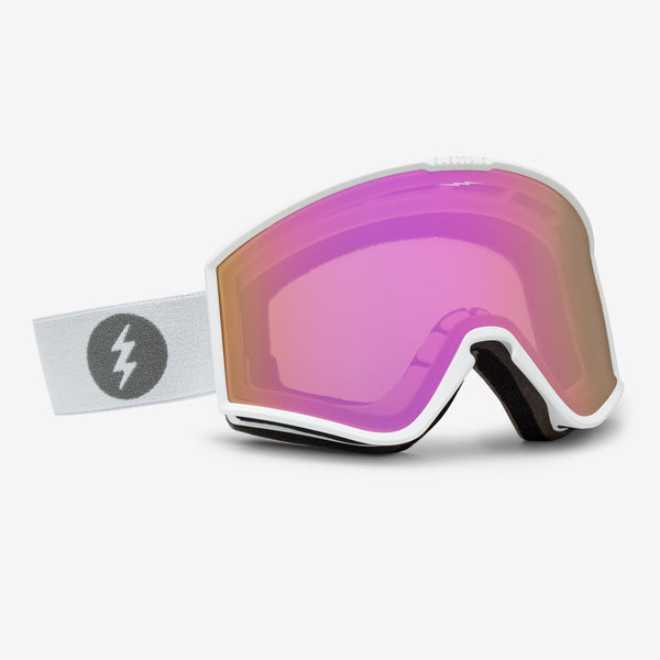 electric EK1 Goggles Matte White / Pink Chrome
