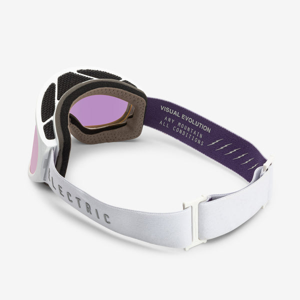 Electric Pike Goggles Matte White / Coyote Purple