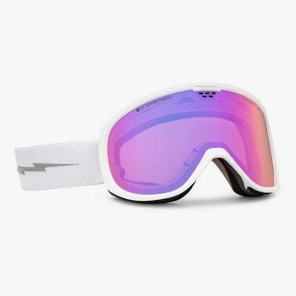 electric Pike Goggles Matte White / Coyote Purple