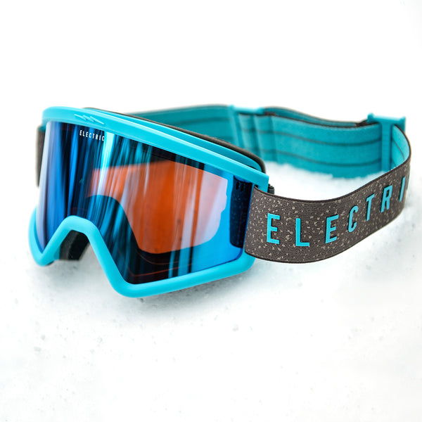 Electric Hex Flash Goggle Delphi Speckle / Blue Chrome