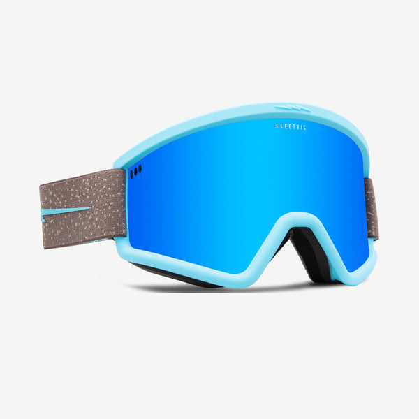 electric Hex Flash Goggle Delphi Speckle / Blue Chrome