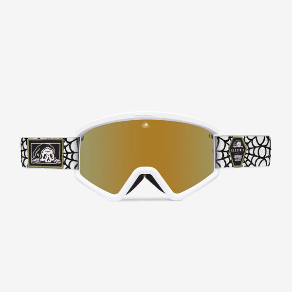 Electric Hex Goggles Lurking Class White / Gold Chrome