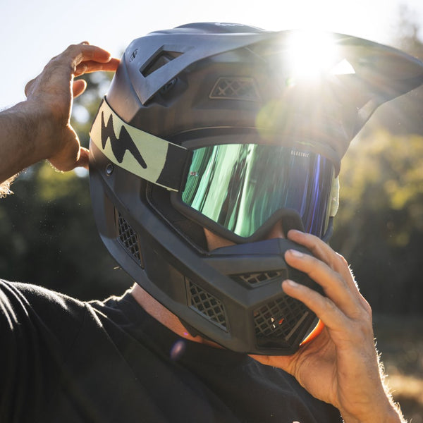 Electric Hex MTB MTB Goggles Mint Black / Green Chrome