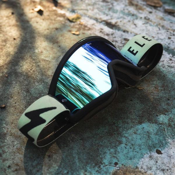Electric Hex MTB MTB Goggles Mint Black / Green Chrome