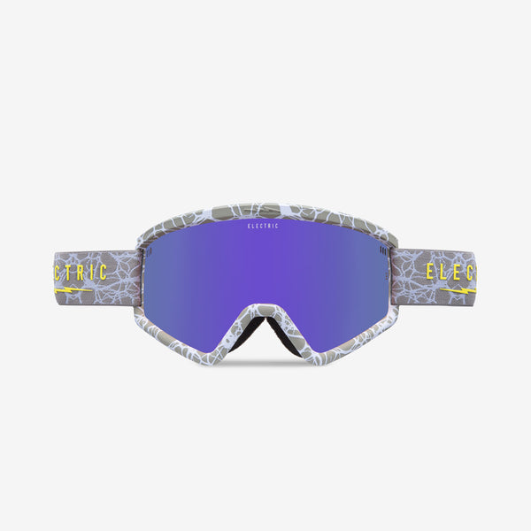 Electric Hex With Bonus Lens Flash Goggle Hyper Neuron / Purple Chrome