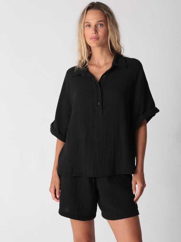 electric & rose Kauai Gauze Top Tops