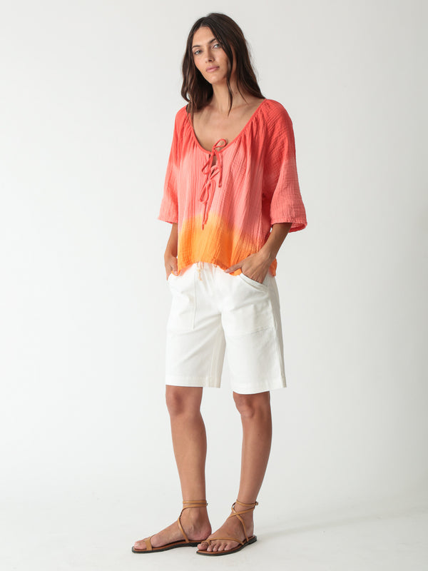 electric & rose Mindy Gauze Top Tops