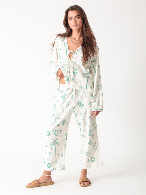 Electric & Rose Sail Linen Pant Bottoms