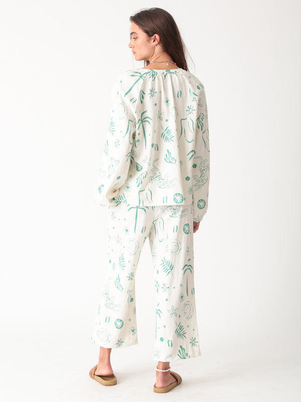 Electric & Rose Sail Linen Pant Bottoms